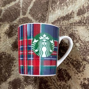 Starbucks 2017 Tartan Coffee Mug Cup Multicolor Plaid 18oz Holiday Large Logo